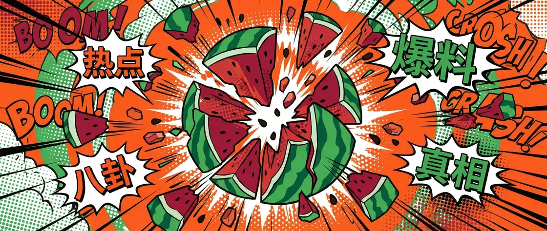 集芳阁 今日头瓜爆炸漫画横幅